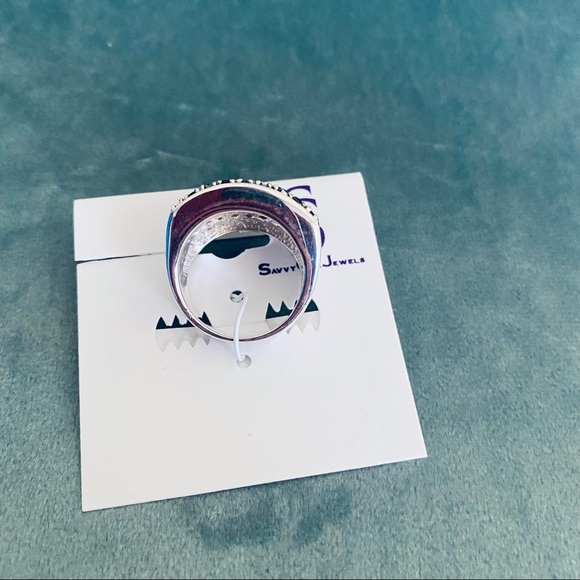 NWT Savvy Cie Jewels Sterling Silver Mocha Zircon Ring - Picture 5 of 7